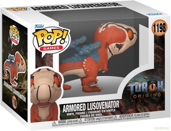 Turok POP! Games Vinyl Figure Armored Lusovenator 9 cm
