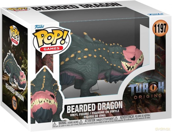 Turok POP! Games Vinyl Figure Bearded Dragon 9 cm