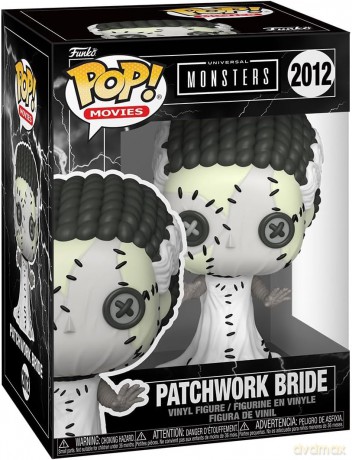Universal Monsters Patchwork POP! Movies Vinyl Figure Bride of Frankenstein 9 cm