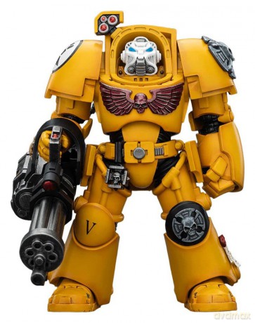 Warhammer 40,000 Action Figure Imperial Fists Terminator 3 with Power Fist and Assault Cannon 14 cm