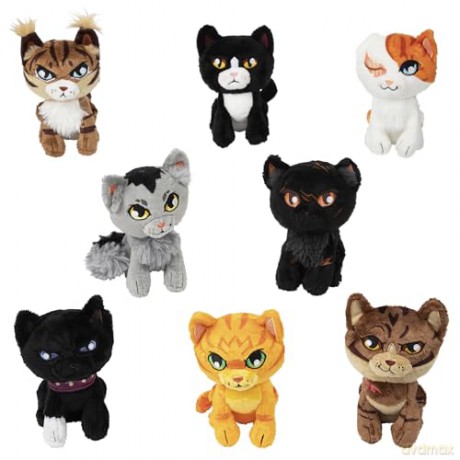 Warrior Cats Plushes Blind Box Mini Mystery Plush Series 1 15 cm Display (9)