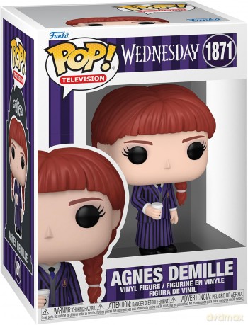 Wednesday POP! TV Vinyl Figure Agnes Demille 9 cm