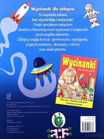 Wycinanki dla chłopca - Elżbieta Wójcik [KSIĄŻKA]