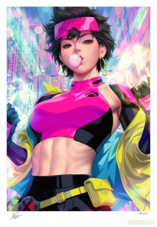 X-Men Marvel Art Print Jubilee 46 x 61 cm - unframed