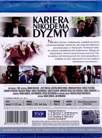 Kariera Nikodema Dyzmy (Rekonstrukcja Cyfrowa) [2xBlu-Ray]