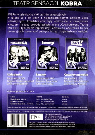 Teatr Sensacji TVP Kobra 4: Układanka / Sammy / Czwarty manekin [BOX] [3DVD]