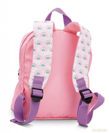 NICI Backpack with soft toy 21x26cm unicorn 25cm pink
