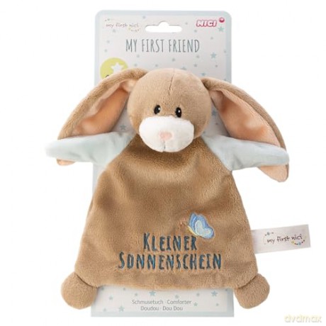 NICI Comforter bunny Lopino "Kleiner Sonnenschein" 20x17cm on header card