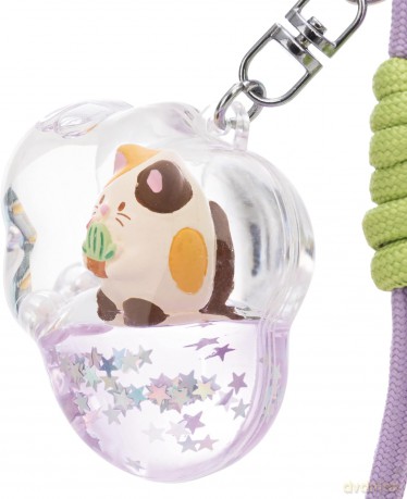 NICI Keyholder and bag charm cat Angy 5x4cm liquid on header card
