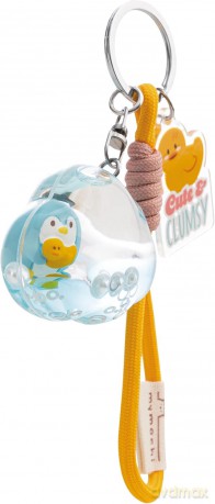 NICI Keyholder and bag charm penguin Waddle 5x4cm liquid on header card
