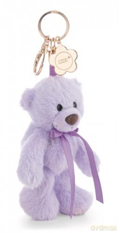 NICI wieszak/brelok na klucze miś Finni fioletowy 13cm