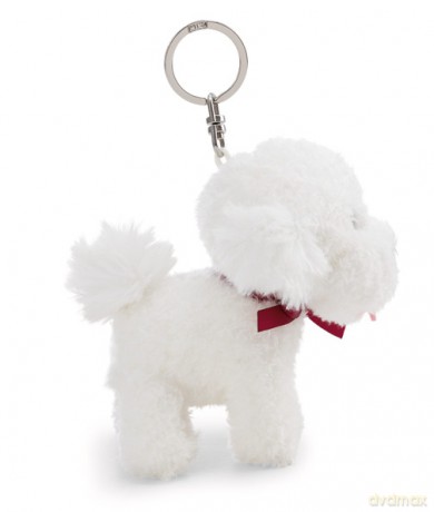 NICI wieszak/brelok na klucze pies Bichon Frise 10cm