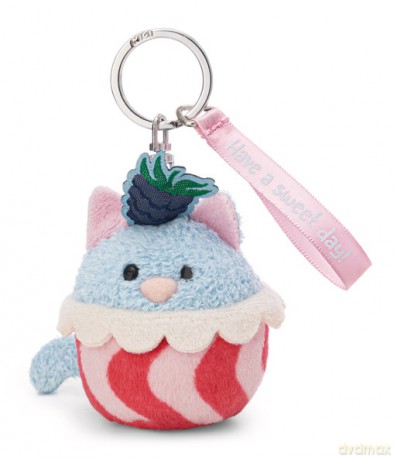 NICI Keyholder cat cupcake "Have a sweet day" 7cm on header card