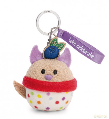 NICI Keyholder dog cupcake "LetÂ´s celebrate" 7cm on header card