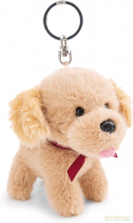 NICI wieszak/brelok na klucze pies Golden Retriever 10cm on header card