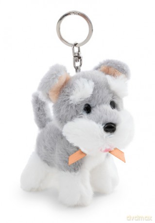 NICI wieszak/brelok na klucze pies Schnauzer 10cm on header card