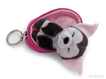 NICI wieszak/brelok na klucze śpiące zwierzątka nietoperz 8cm