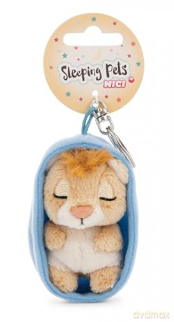 NICI wieszak/brelok na klucze śpiące zwierzątka lwiątko 8cm
