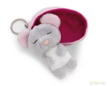 NICI wieszak/brelok na klucze śpiące zwierzątka myszka 8cm