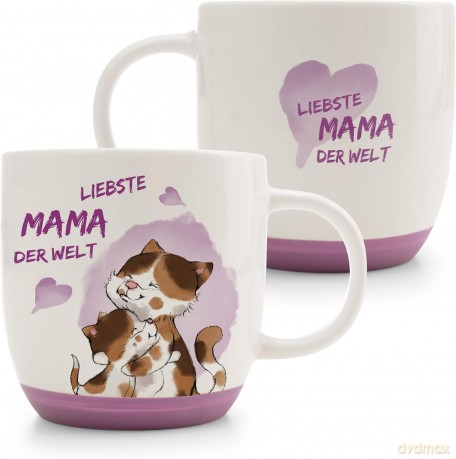 NICI Kubek cat LIEBSTE MAMA DER WELT 400ml 9,5x9,5cm