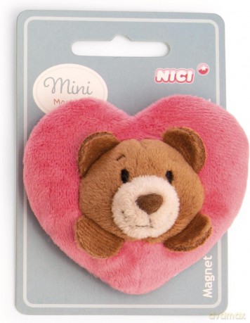 MagNICI miś z serduszkiem magnes 7cm
