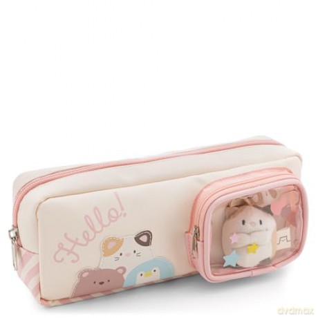 NICI Piórnik z mini kotkiem Angy 5cm 23x6x9cm