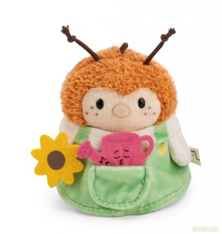 NICI mymochi przytulanka szerszeń Hadshi 8cm z konewką w kostiumie ogrodnika
