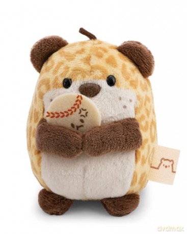 NICI mymochi przytulanka lampart Ichiro 8cm z kijem baseballowym w kostiumie basebollowym