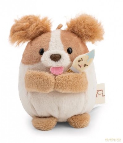 NICI mymochi przytulanka spaniel Brushy 8cm z pędzlem i paletką w kostiumie malarza