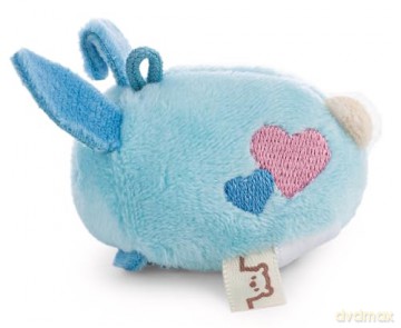 NICI mymochi minis pluszowa zawieszka królik Pibu 5cm jasno niebieski