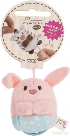 NICI mymochi minis pluszowa zawieszka królik Pibu 5cm różowy