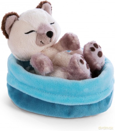 NICI śpiące zwierzątka Kot syjamski w koszyku 12 cm