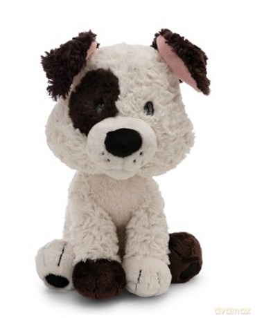 NICI Soft toy dog white 35cm sitting