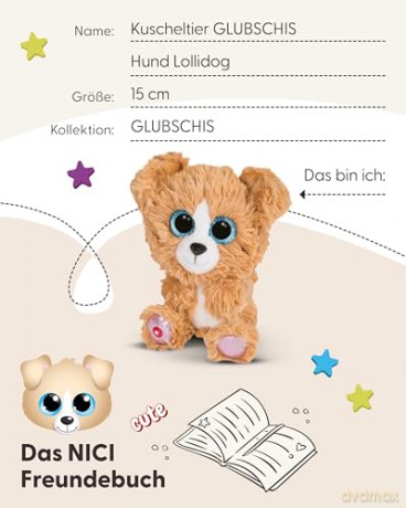NICI Przytulanka Piesek Lollidog 15cm