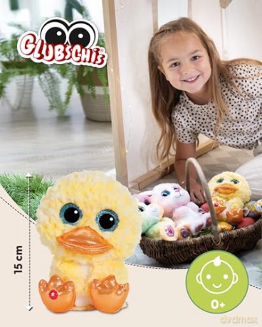NICI Soft toy GLUBSCHIS Duck Honey Dee 15cm dangling