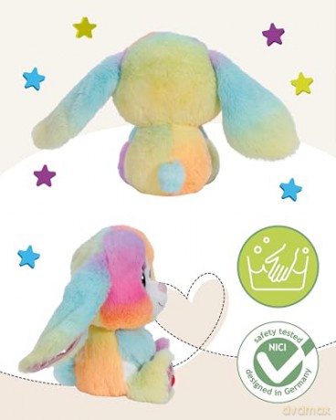 NICI Soft toy GLUBSCHIS rabbit Hoppibow 15cm dangling