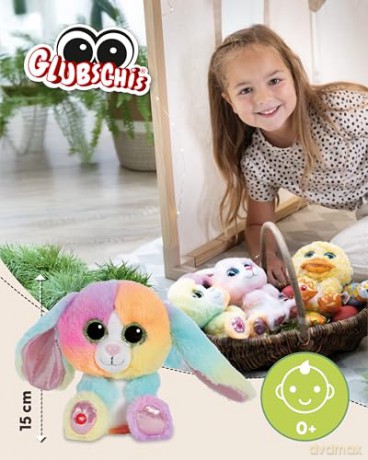 NICI Soft toy GLUBSCHIS rabbit Hoppibow 15cm dangling