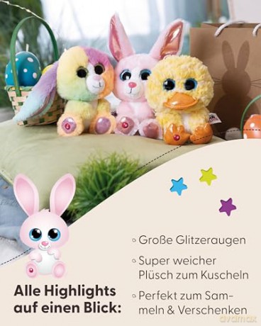 NICI Soft toy GLUBSCHIS rabbit Monni-Wonni 15cm dangling