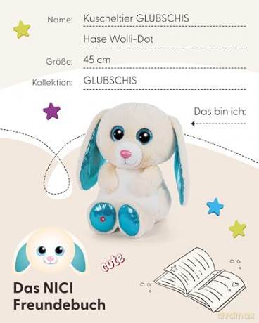 NICI Przytulanka Królik Wolli-Dot 45cm