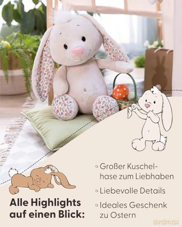 NICI Przytulanka królik kremowy 50cm