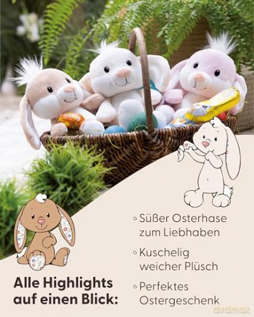 NICI Przytulanka królik jasno różowy 20cm
