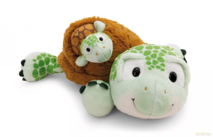 NICI Przytulanka mama żółw z żółwiątkiem 28cm