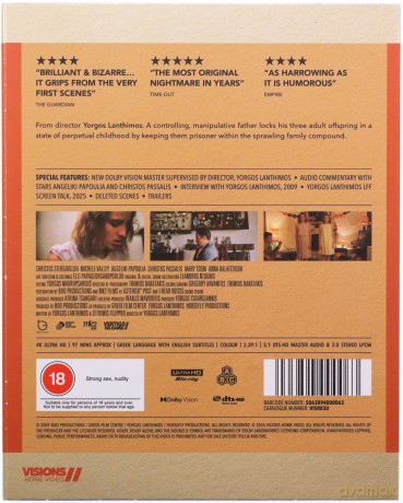 Dogtooth [Blu-Ray 4K]