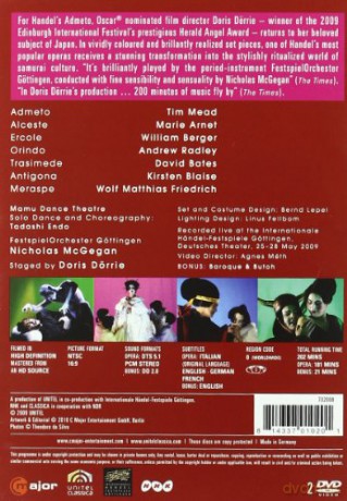 Haendel Admeto Nicholas Mcgegan [DVD]