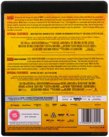 Sisu / Sisu: The Road To Revenge (2 Movie Collection) [Blu-Ray 4K]