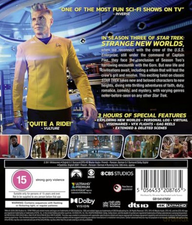 Star Trek: Strange New Worlds - Season Three [Blu-Ray 4K]