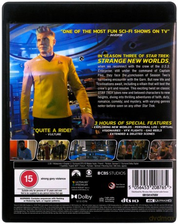 Star Trek: Strange New Worlds - Season Three [Blu-Ray 4K]