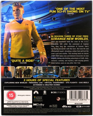 Star Trek: Strange New Worlds - Season Three [Blu-Ray 4K]