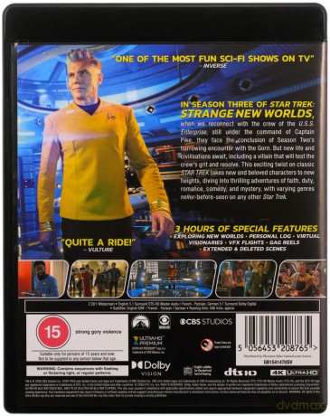 Star Trek: Strange New Worlds - Season Three [Blu-Ray 4K]