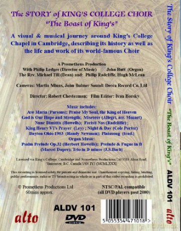 The Story Of King's College Choir (And Chapel) (All Systems Playable) [DVD]